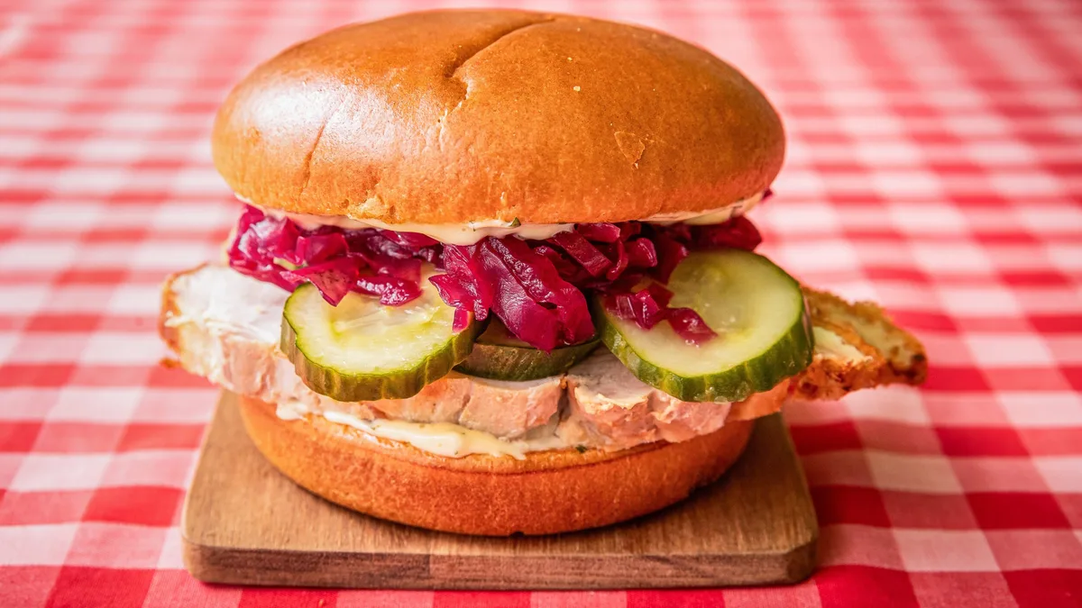 Barners Flæskestegs Sandwich