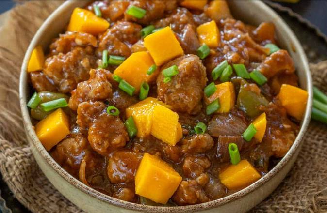 Chinese Style Mango Chicken Stir Fry