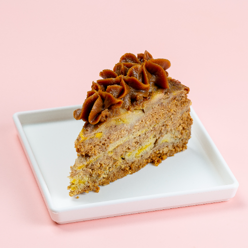 Torta de Banana com Doce de Leite
