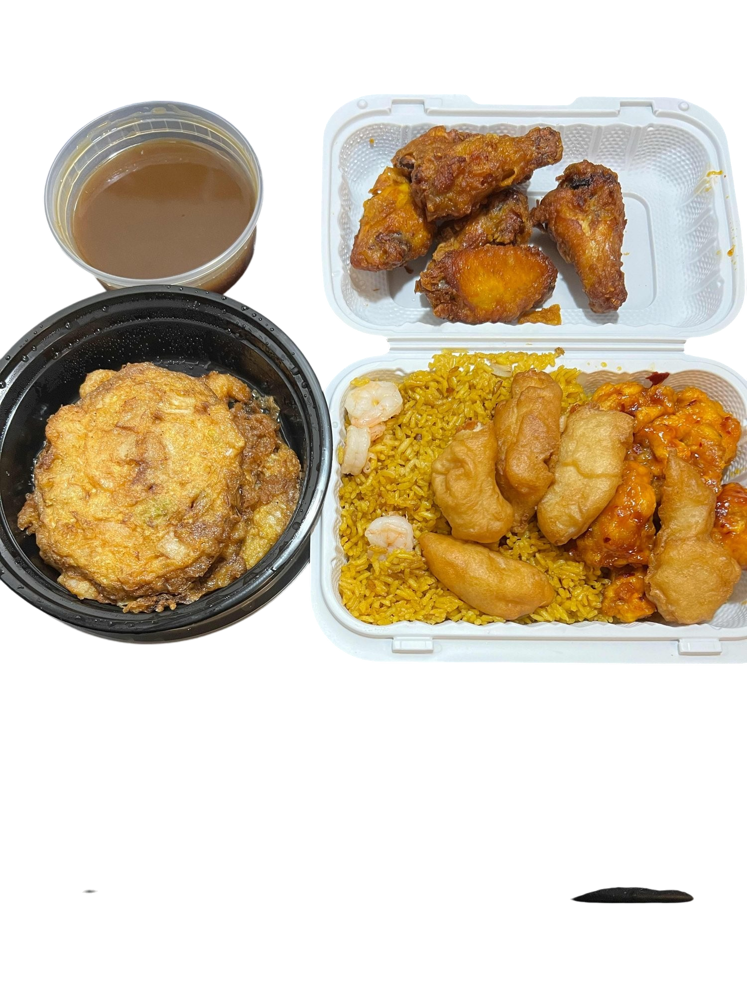 60. Shrimp or Beef Egg Foo Young