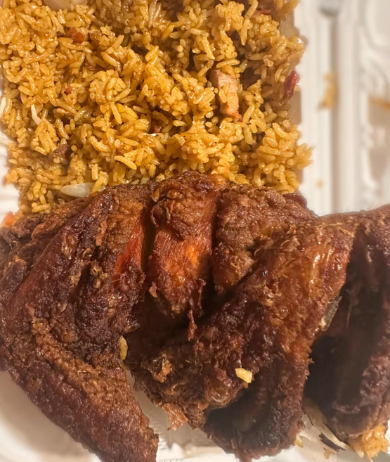 A3. Fried Half Chicken