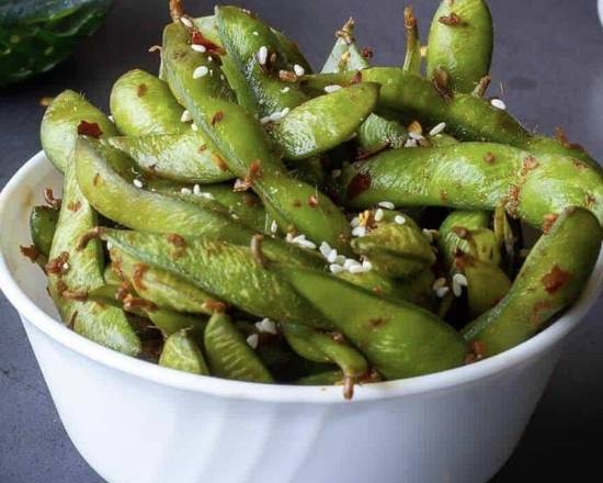 Garlic Edamame