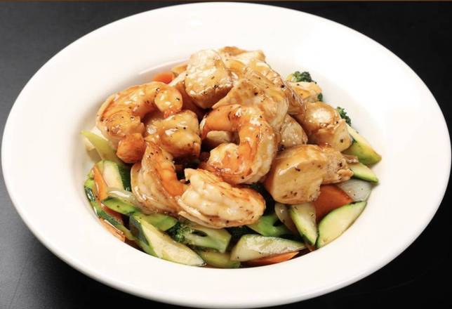Teppanyaki Chicken and Shrimp