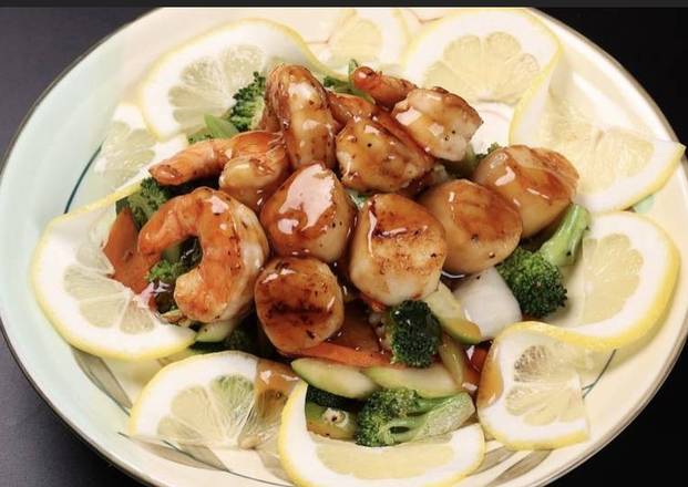 Teppanyaki Shrimp and Scallop