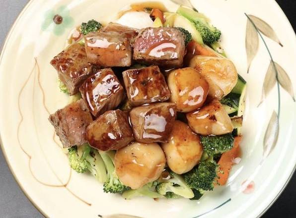 Teppanyaki Steak and Scallop
