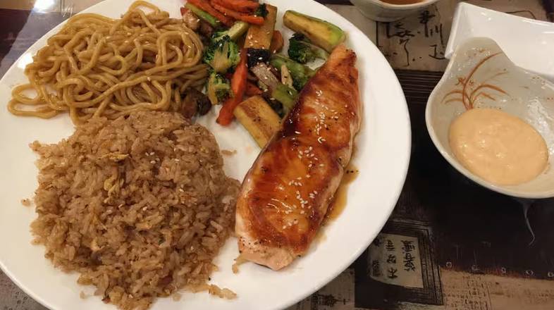L.  Hibachi Salmon or Red Snapper