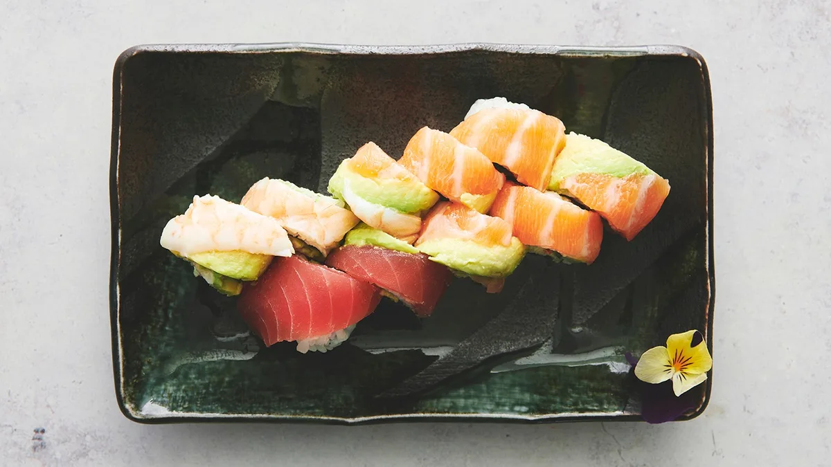 14. Rainbow Roll