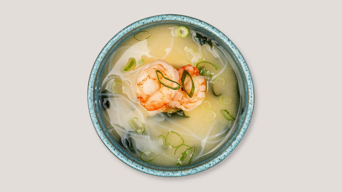 Miso-Garnelen-Suppe