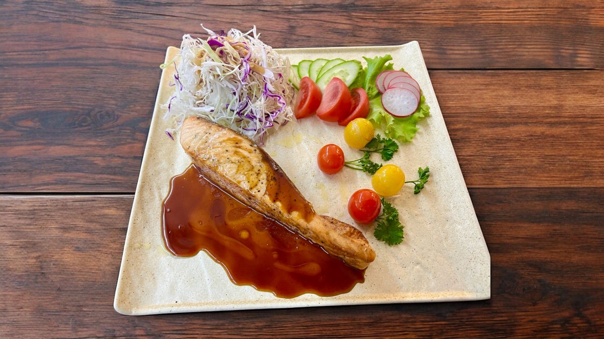 Salmon teriyaki