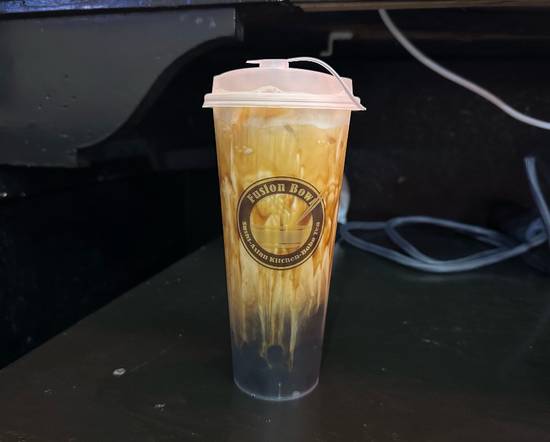 Brown Sugar Latte with Boba