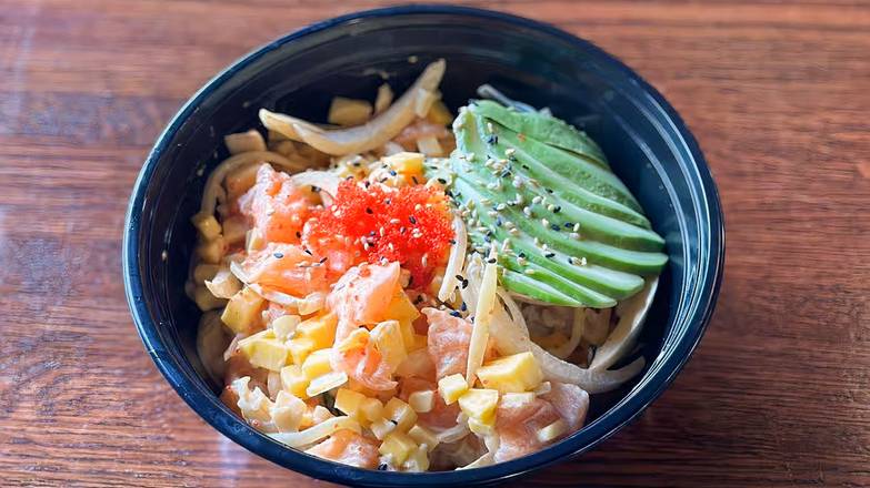 Mango Salmon Poke (Raw)