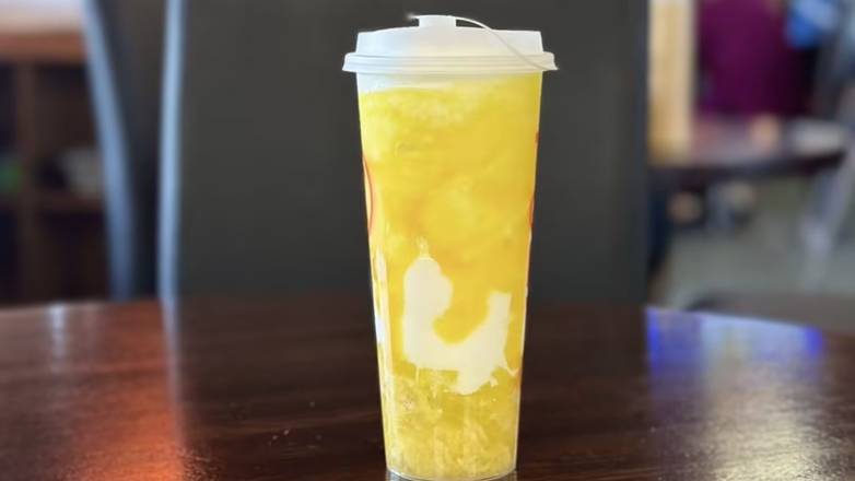 Pineapple Coconut with Pineapple Jelly