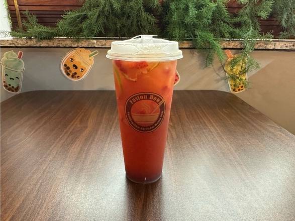 Strawberry and Lime Fruit Tea
