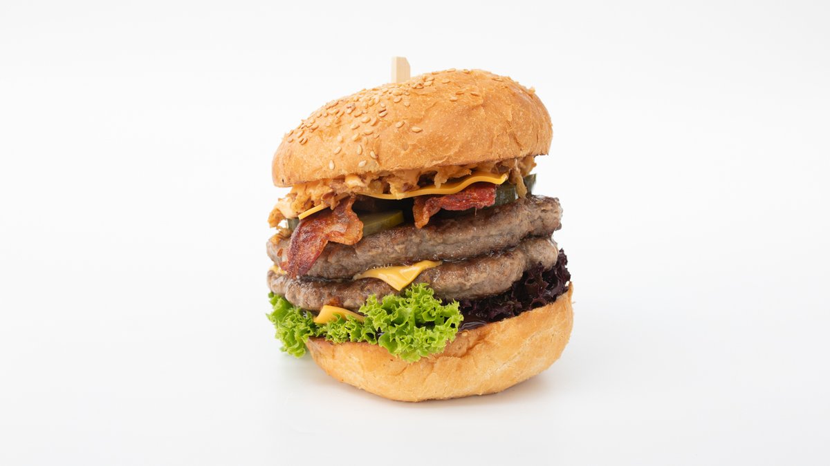 Double klasik burger