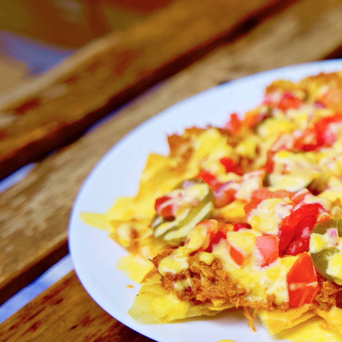 Nachos s trhaným masem