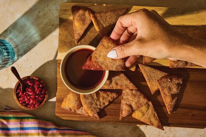 Cinnamon Sugar Pita Chips