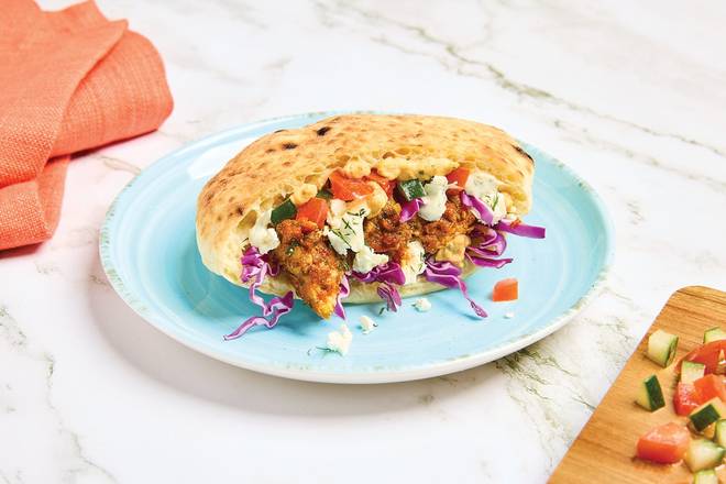 Harissa Chicken Stuffed Pita