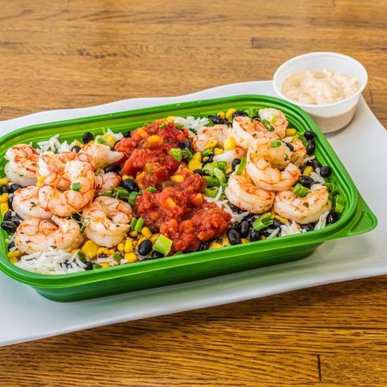 Caribbean Shrimp Rice Bowl