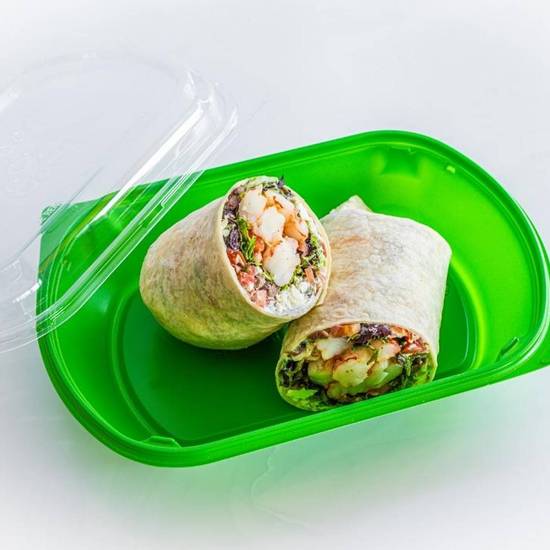 Greek Shrimp Wrap