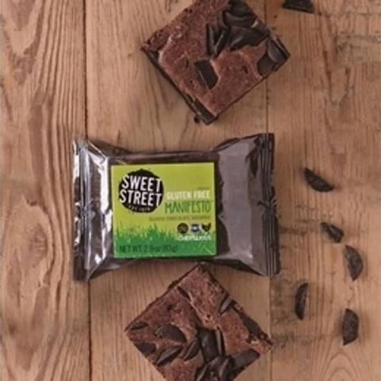 honduran chocolate brownie, manifesto certified gluten free