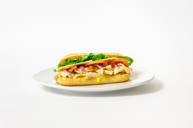 honey mustard chicken sando