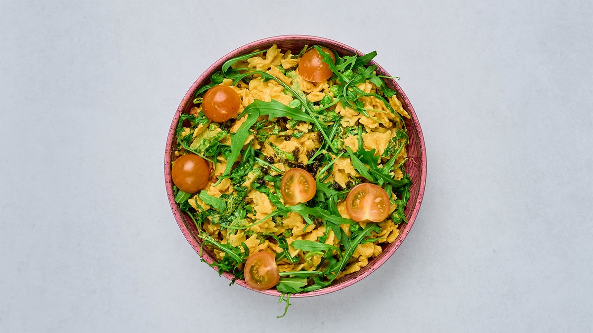 Orientalisk Pastasallad