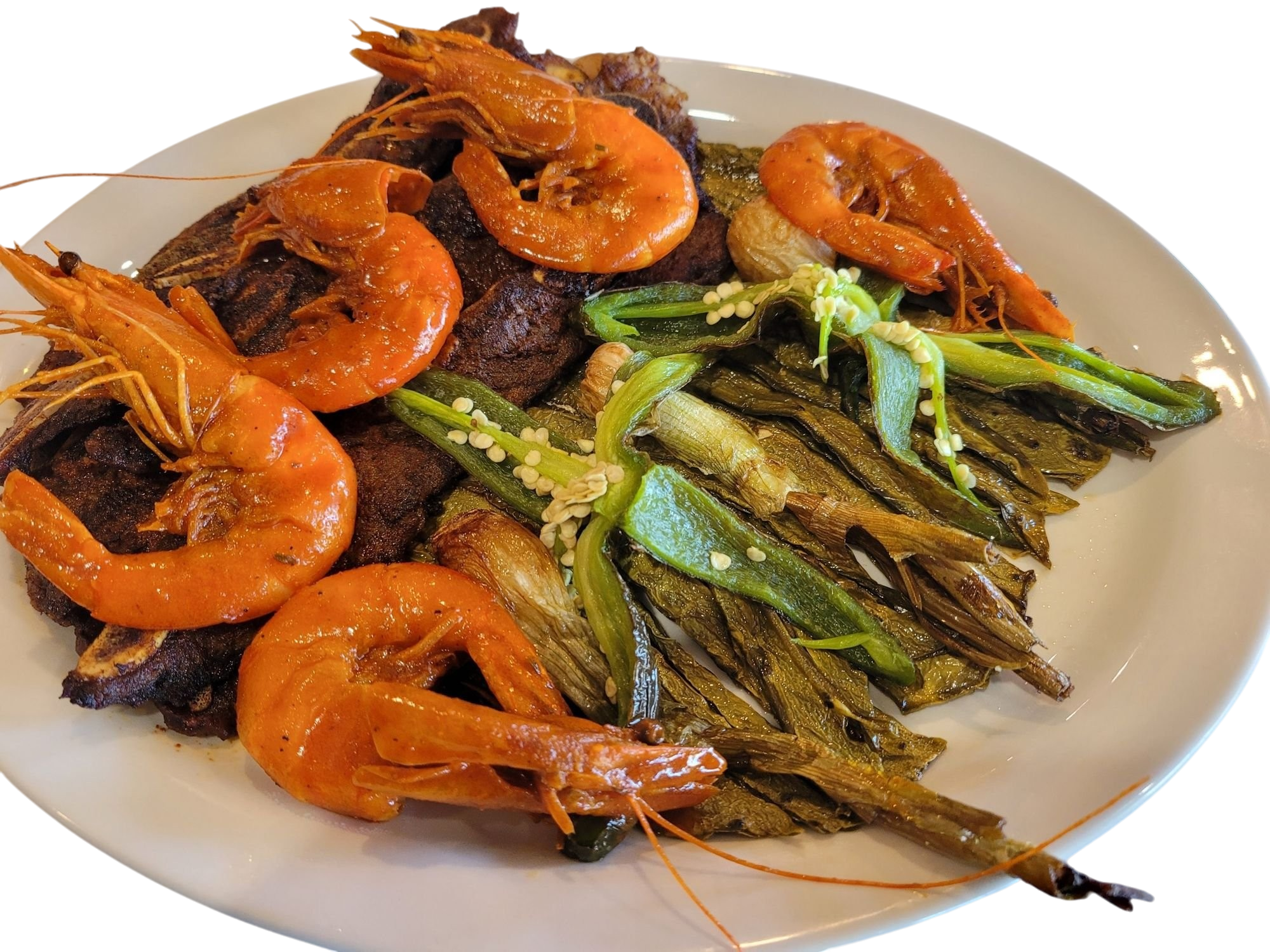 Costillas Con Camarones