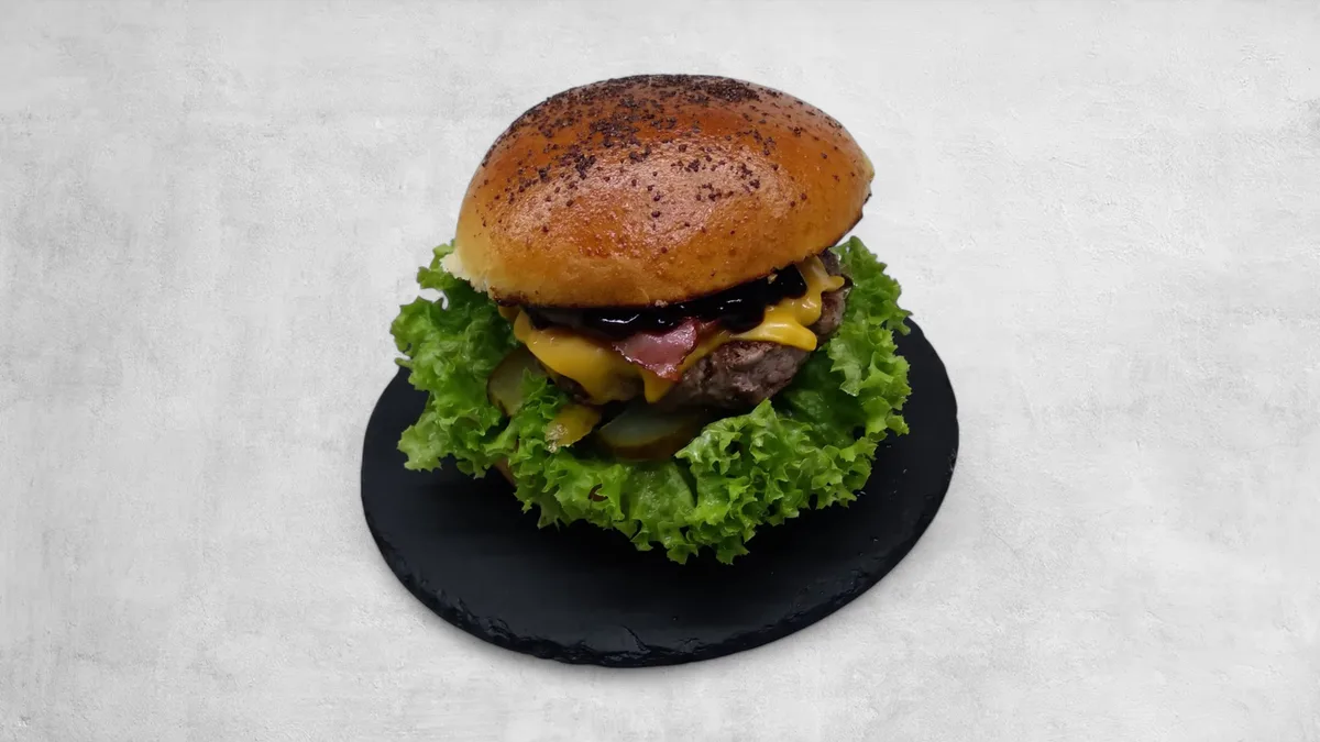 Burger grillowana opona