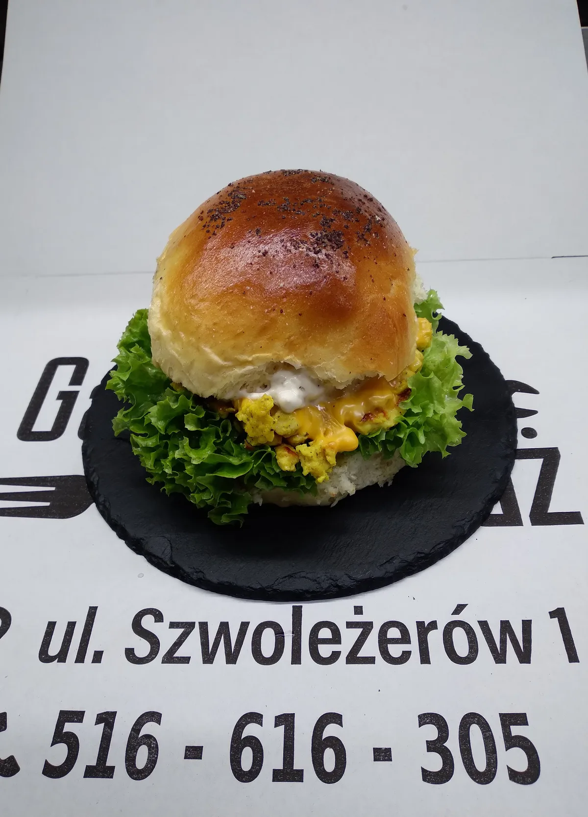 Burger Opierzona opona