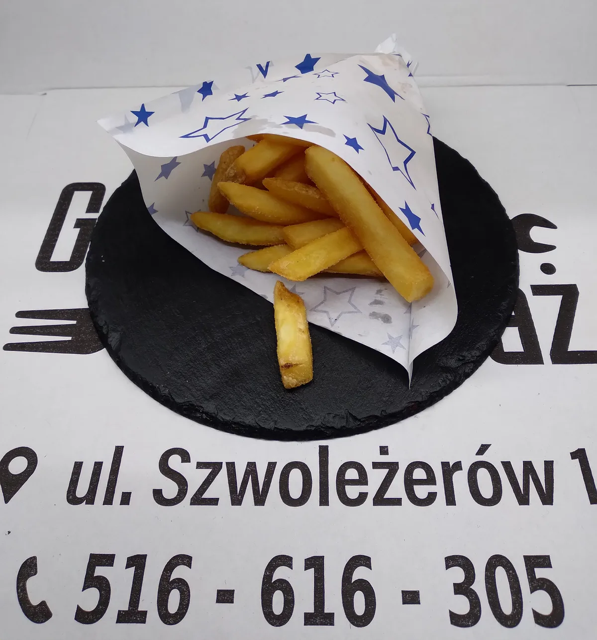 Frytki z ziemniaków Belgiskie