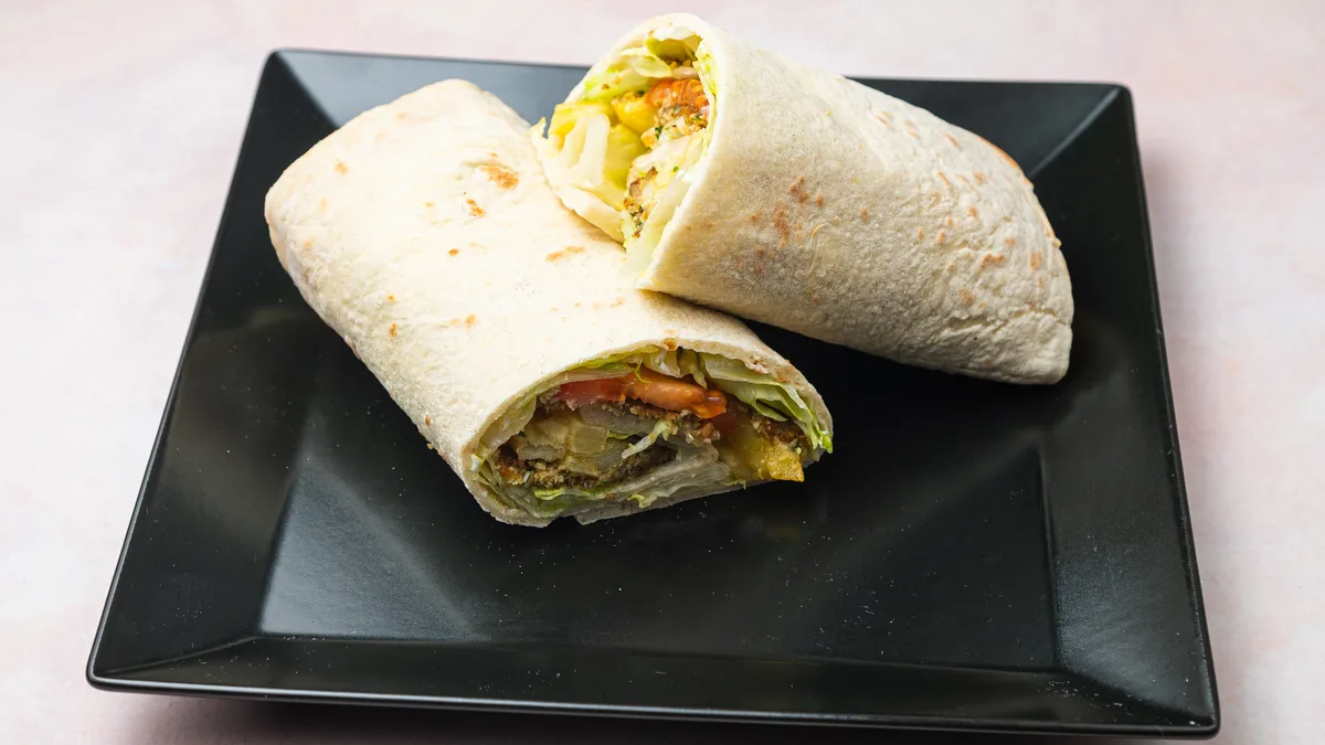 Falafel tortilja