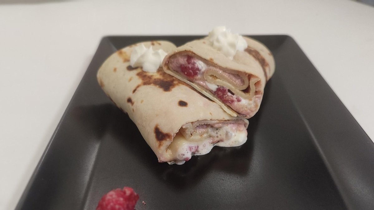 Raspberry palačinka