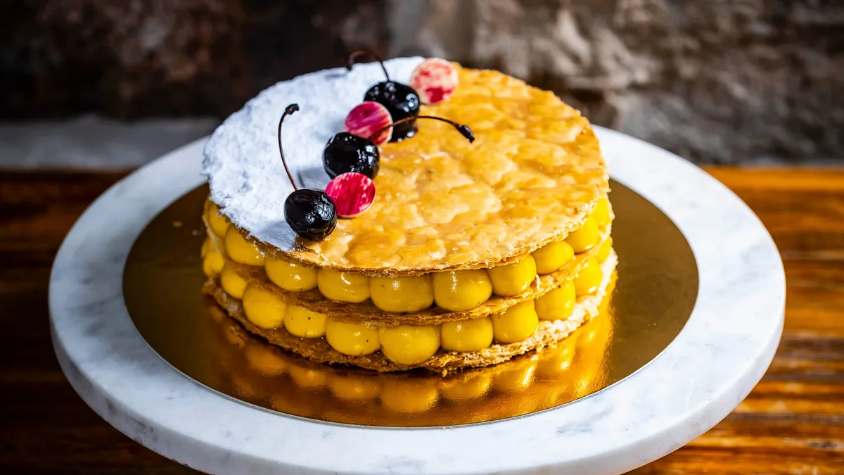 Mille Foglie torta - 10 szeletes