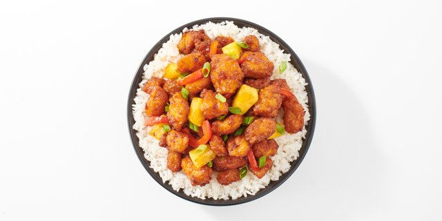 Individual Sweet and Sour Chicken Bowl