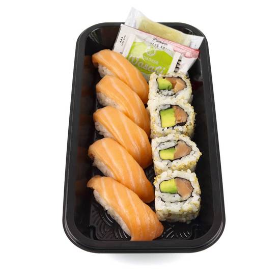 Salmon Nigiri and Roll Combo