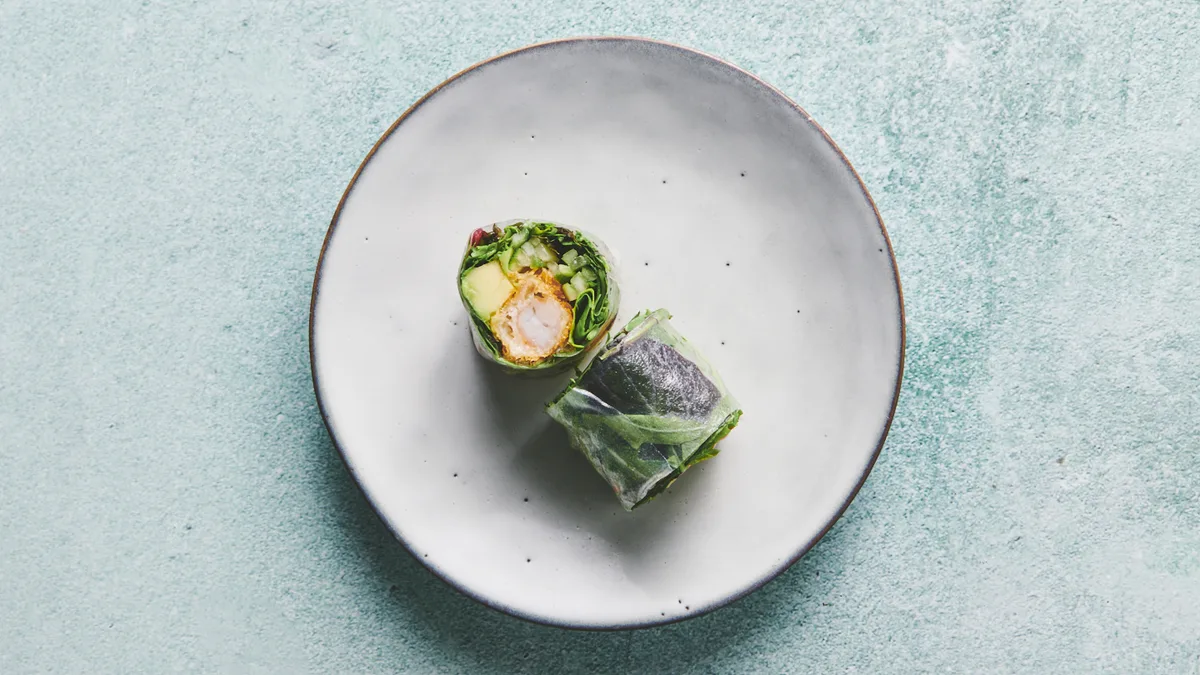 Rispapir Med Ebi Tempura