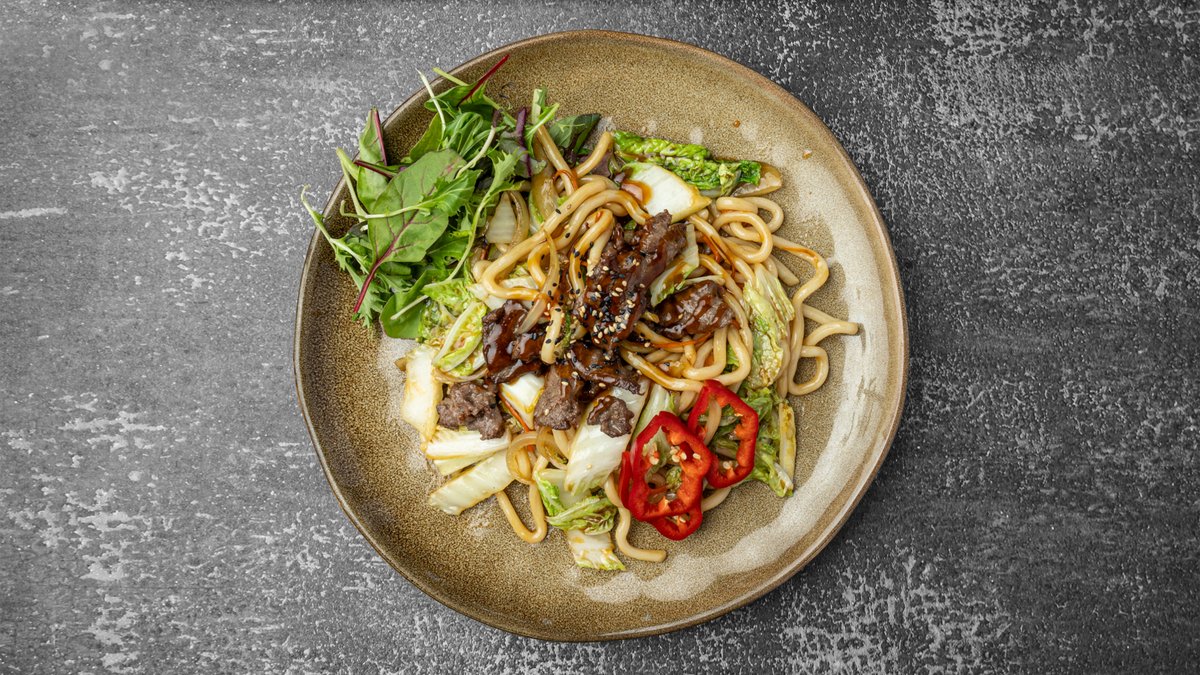 Yaki Udon Med Seafood