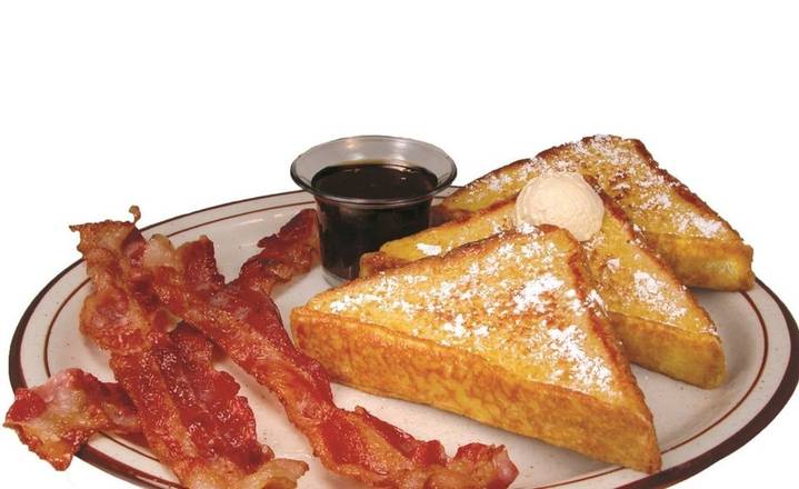 French Toast with Breakfast Meat