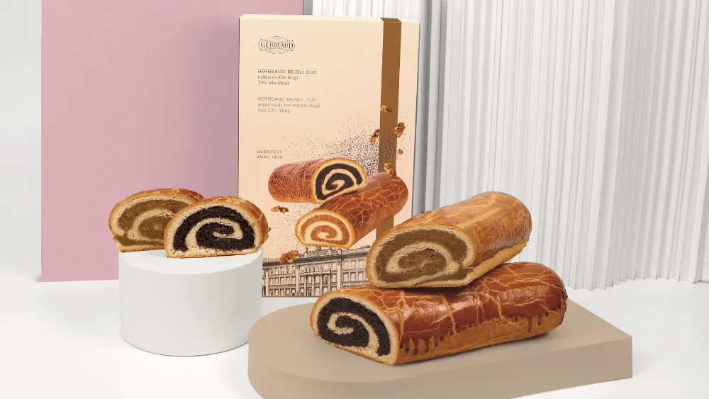 Gerbeaud bejgli duó 1000g díszdobozban
