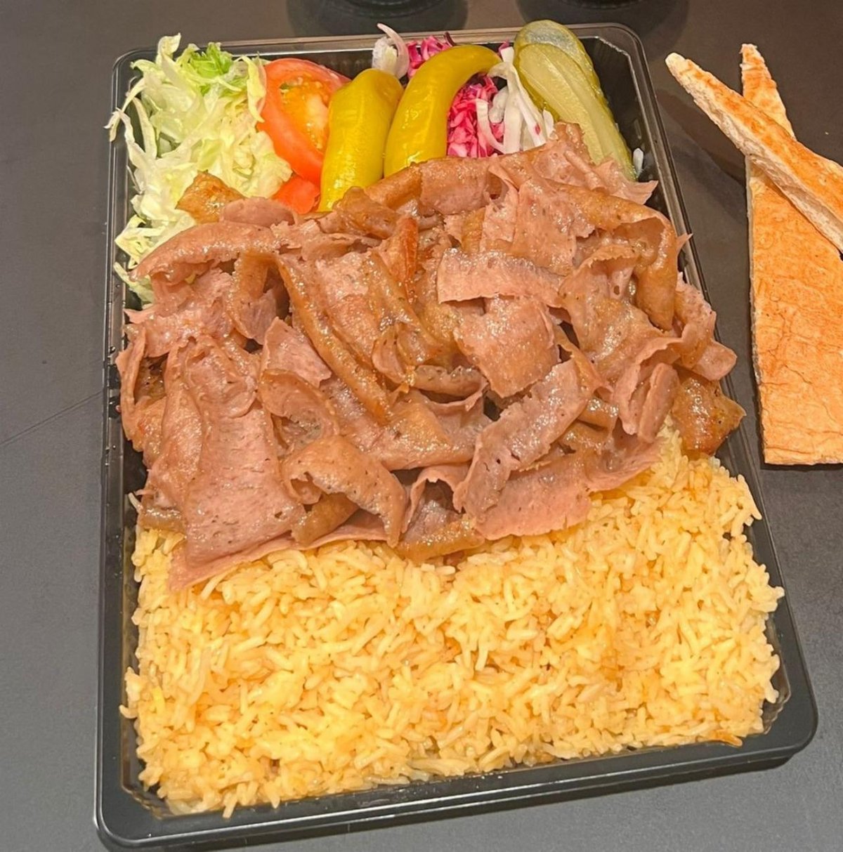 200G Kebab Med Ris Tallrik