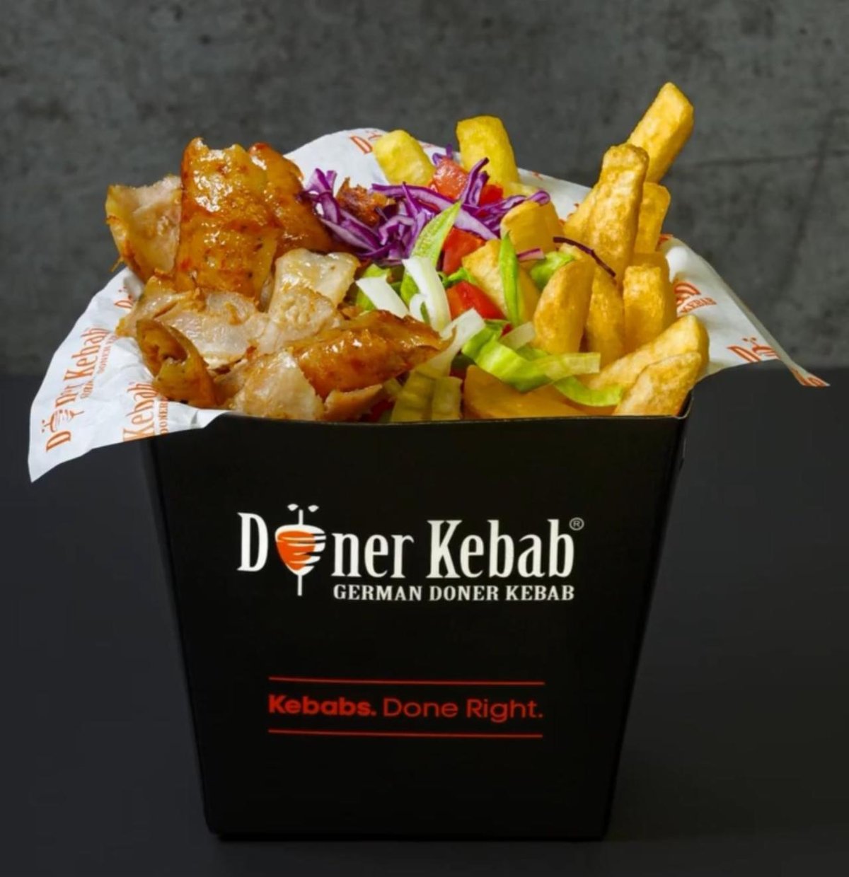 Döner Sallad/Pommes Box