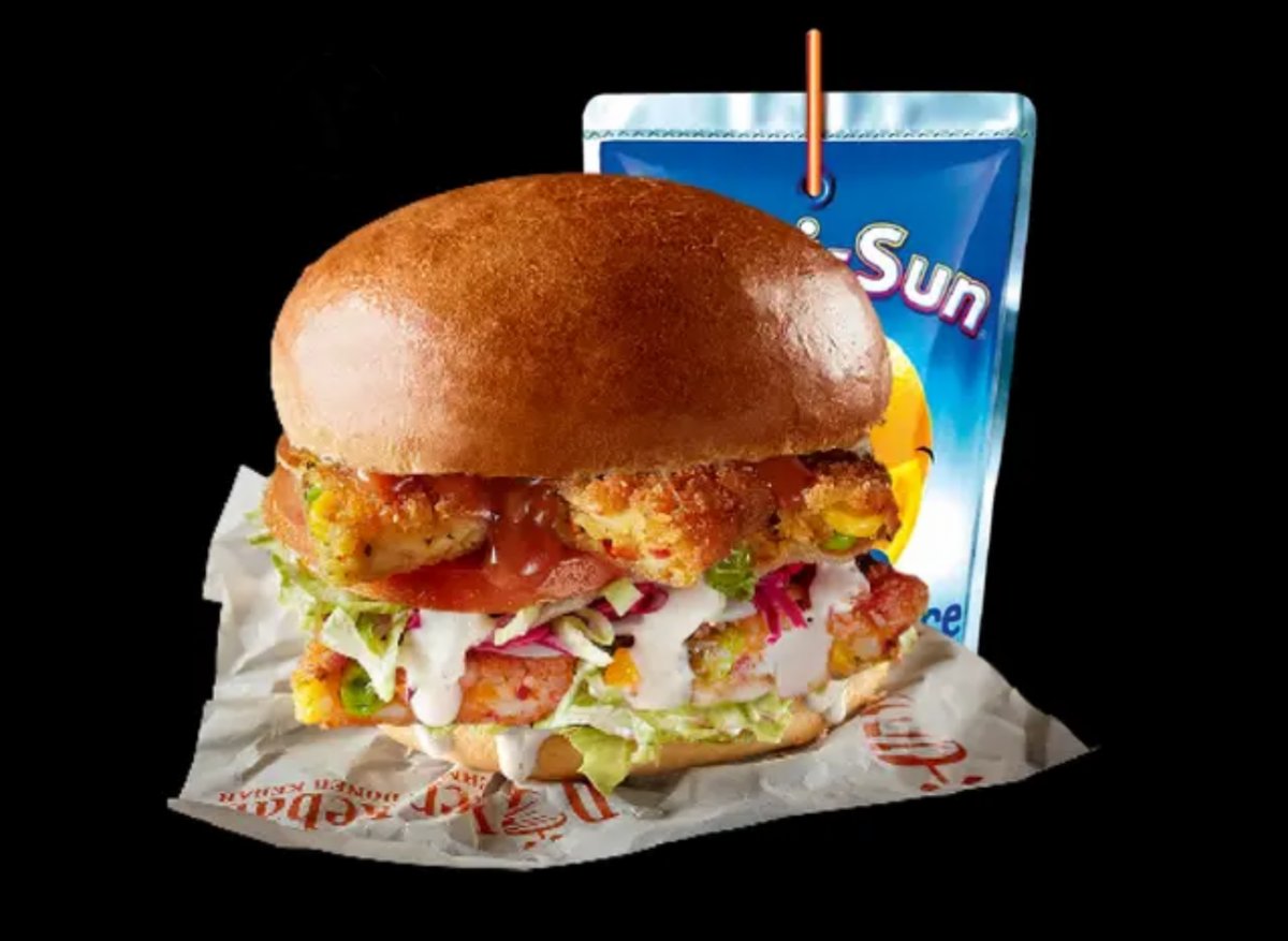 Kids Veggie Burger Meny