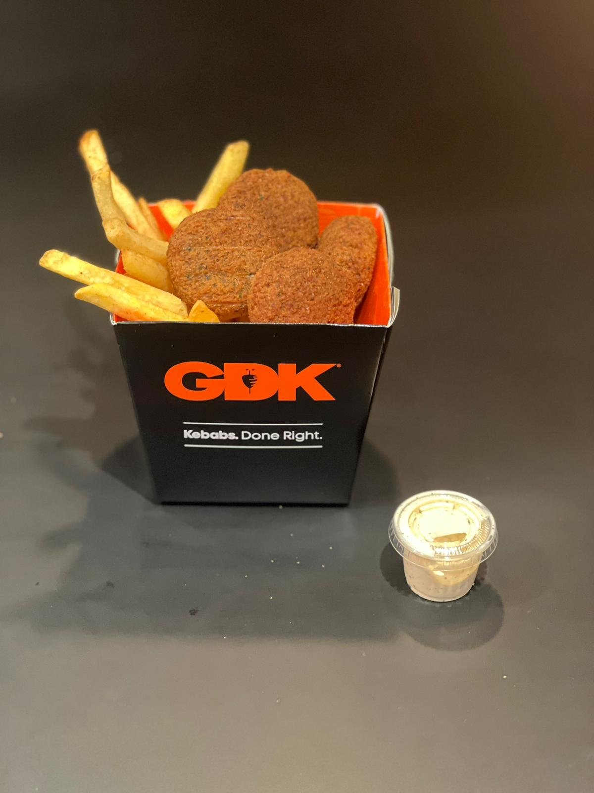 Snackbox Pommes Falafel (4st)