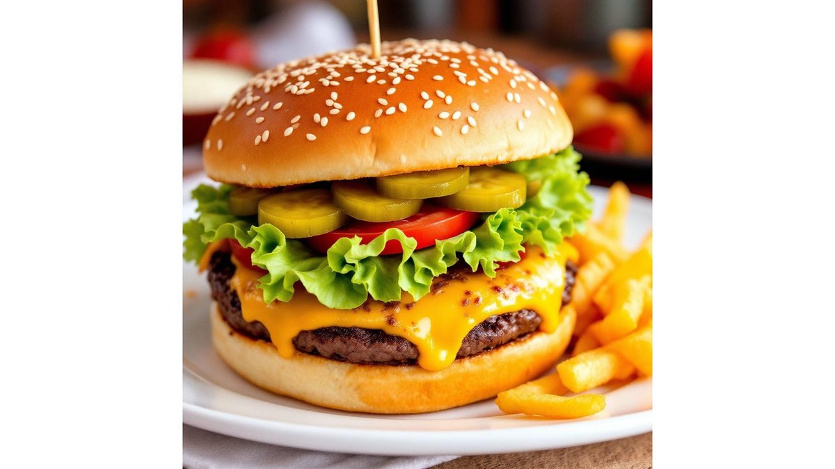 Cheesy Burger﻿