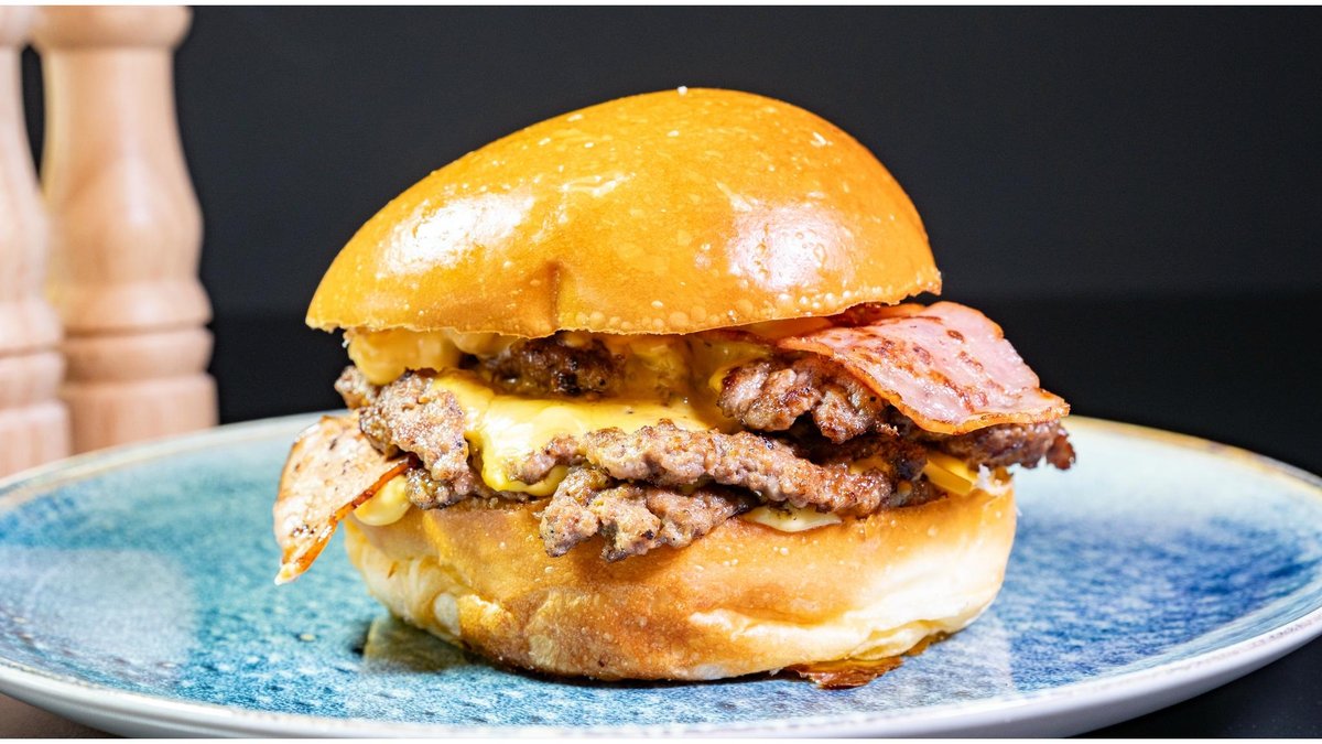 Smashed burger