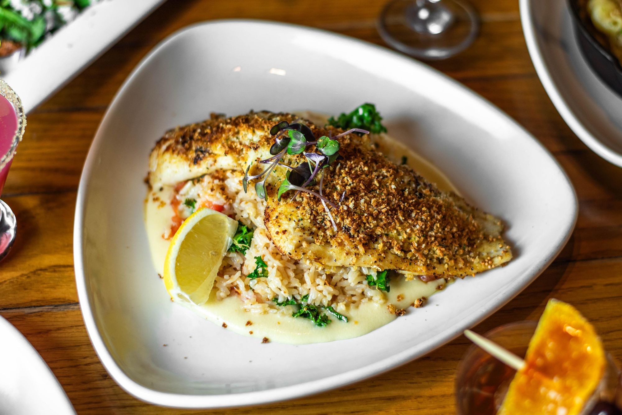 Parm Crusted White Fish