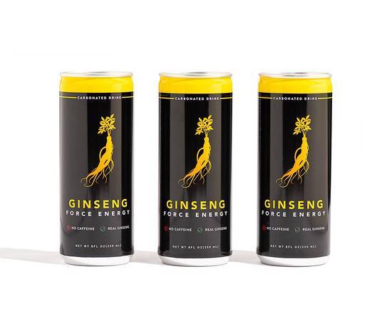 Ginseng Force Energy 8 oz can - 3 Pack