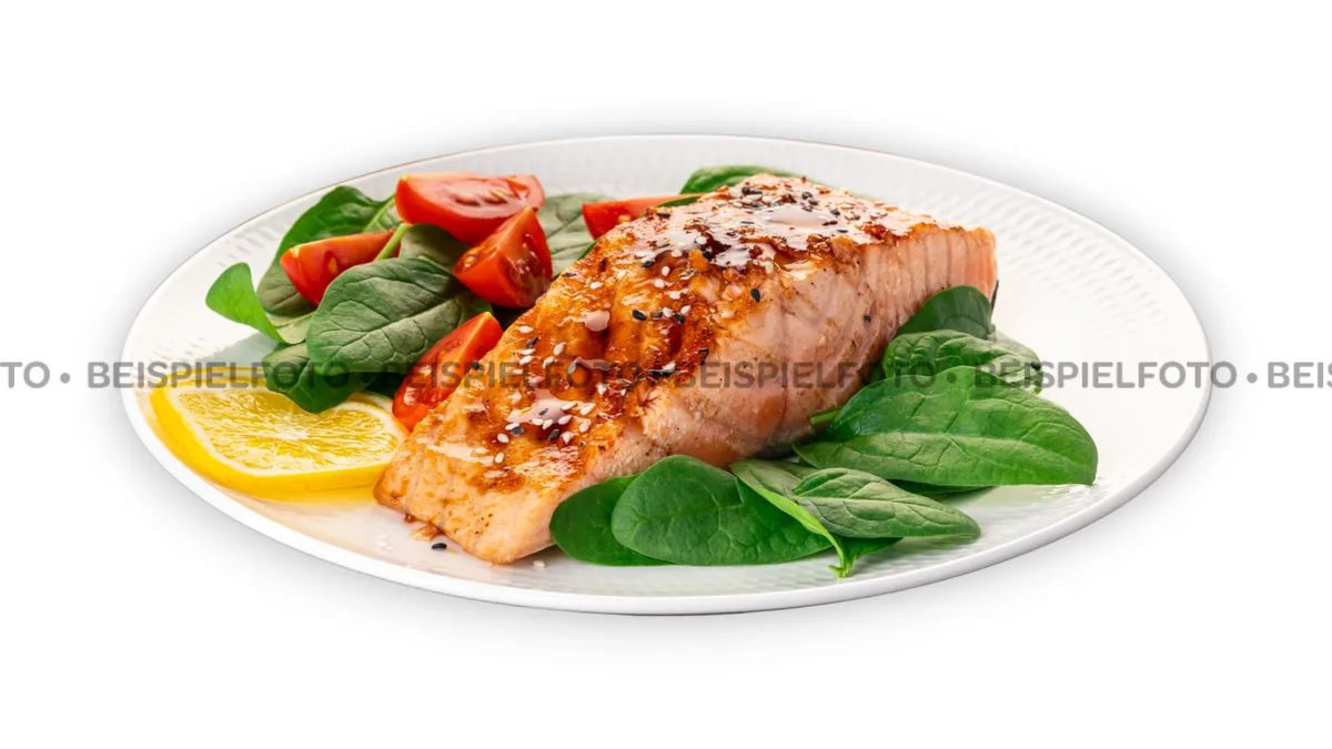 038. Gegrilltes Lachsfilet
