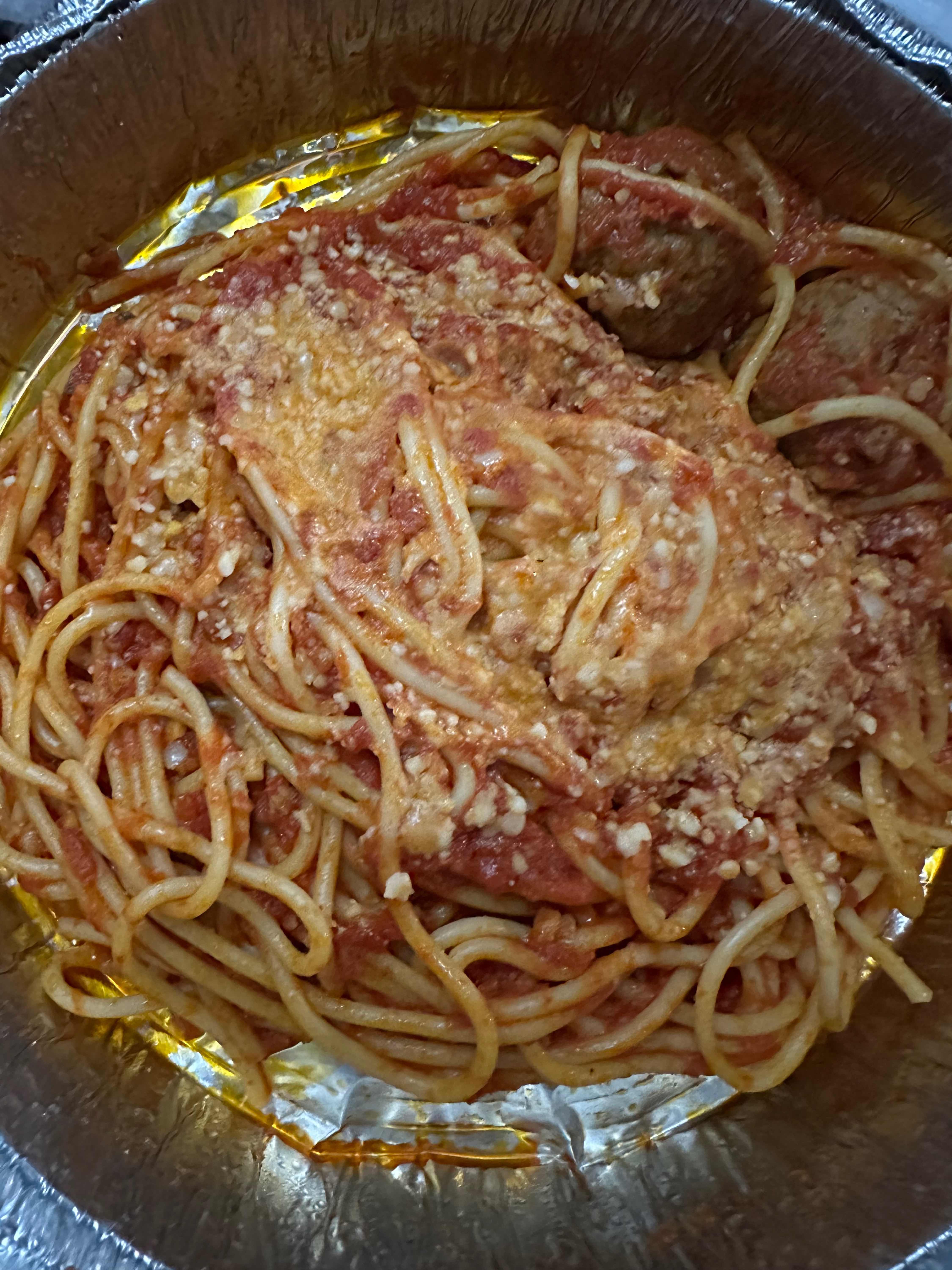 5. Spaghetti with Meatballs