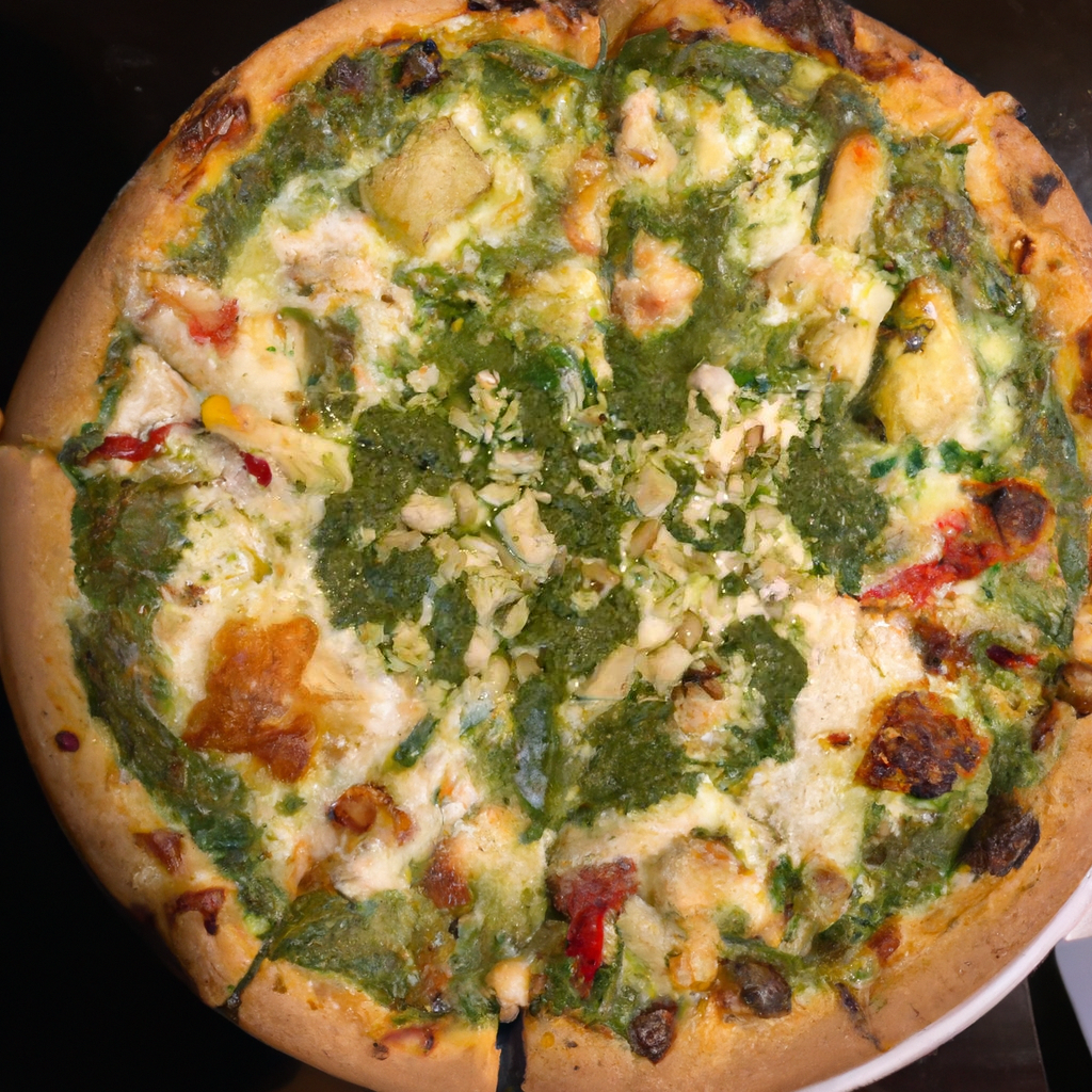 Chicken Pesto Pizza